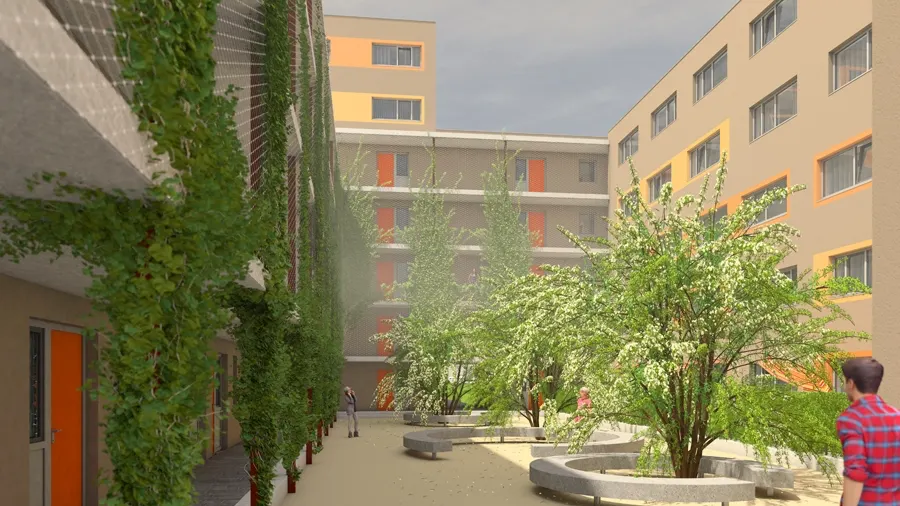 Studentenwohnhaus in Jena (Wettbewerb)